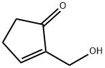 2-Hydroxymethyl-2-cyclopentenone Struktur