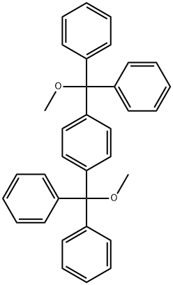A,A'-DIMETHOXY-A,A,A',A'-TETRAPHENYL-P-XYLENE Struktur