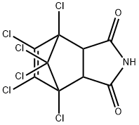 氯菌酰亚胺, 6889-41-4, 结构式