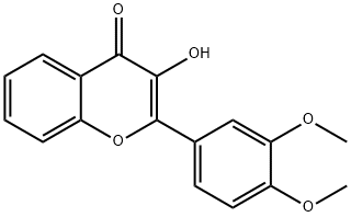2-(3,4-DIMETHOXYPHENYL)-3-HYDROXY-4H-CHROMEN-4-ONE, 6889-80-1, 结构式