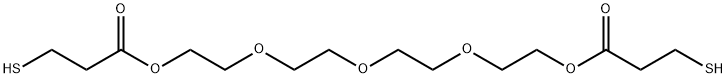 TETRAETHYLENE GLYCOL BIS(3-MERCAPTOPROPIONATE) Struktur