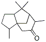 ヘキサヒドロ-3,6,8,8-テトラメチル-1H-3a,7-メタノアズレン-5(4H)-オン 化学構造式