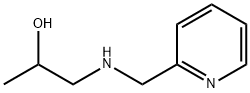 1-[(2-ピリジニルメチル)アミノ]-2-プロパノール 化学構造式
