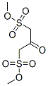 2-オキソプロパン-1,3-ジスルホン酸ジメチル 化学構造式