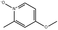 2-METHYL-4-METHOXYPYRIDINE-N-OXIDE 化学構造式