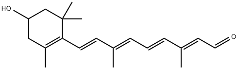 ALL-TRANS-3-HYDROXYRETINAL Struktur