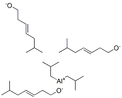 (E)-diisobutyl(6-methylhept-3-en-1-olato)aluminium 结构式