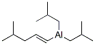 [(E)-4-メチル-1-ペンテニル]ビス(2-メチルプロピル)アルミニウム 化学構造式