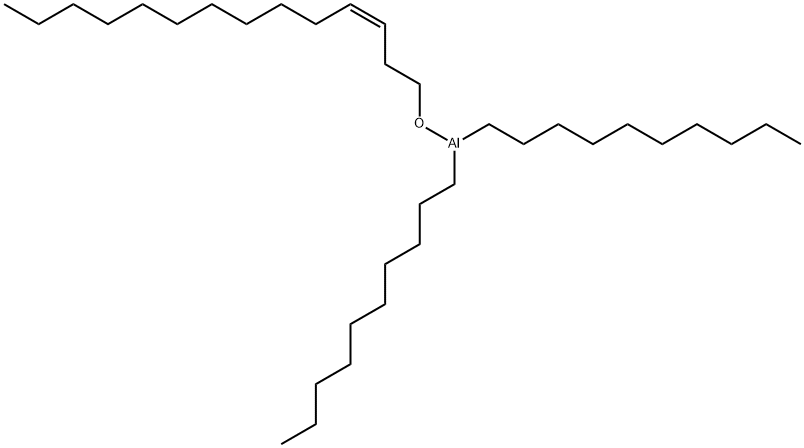 (Z)-didecyl(tetradec-3-en-1-olato)aluminium Struktur