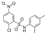 2-chloro-5-nitro-N-(2,4-xylyl)benzenesulphonamide Struktur