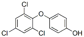 4-(2,4,6-trichlorophenoxy)phenol Structure