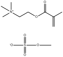 N,N,N-三甲基-2-[(2-甲基-1-氧代-2-丙基)氧]-乙氨甲基硫酸酯 结构式