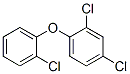 2,2',4-トリクロロ[オキシビスベンゼン] 化学構造式