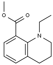 1-乙基-1,2,3,4-四氢喹啉-8-甲酸甲酯, 689162-86-5, 结构式