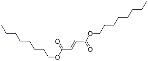 dioctyl (E)-but-2-enedioate Struktur