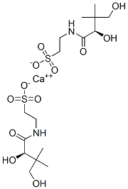 calcium bis[(R)-2-[(2,4-dihydroxy-3,3-dimethyl-1-oxobutyl)amino]ethane-1-sulphonate],68921-90-4,结构式