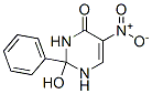 2,3-ジヒドロ-2-ヒドロキシ-5-ニトロ-2-フェニル-4(1H)-ピリミジノン 化学構造式