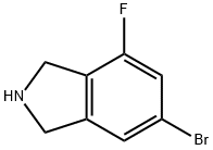 6-broMo-4-fluoroisoindoline Struktur