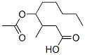 4-(acetoxy)-3-methylnonan-1-oic acid Struktur