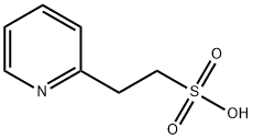 2-(2-ピリジル)エタンスルホン酸 化学構造式