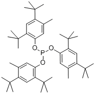 tris(2,4-ditertbutyl-5-methylphenyl) phosphite Structure