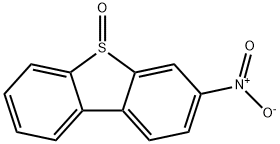 3-ニトロジベンゾチオフェン5-オキシド 化学構造式