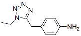 Benzenamine, 4-[(1-ethyl-1H-tetrazol-5-yl)methyl]- (9CI) Struktur