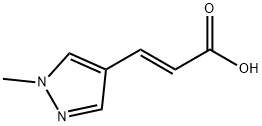 (2E)-3-(1-METHYL-1H-PYRAZOL-4-YL)ACRYLIC ACID Structure