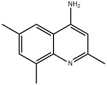 2,6,8-トリメチル-4-キノリンアミン 化学構造式