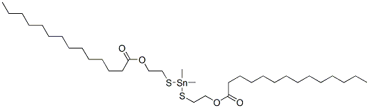 (dimethylstannylene)bis(thioethylene) dimyristate,68928-48-3,结构式