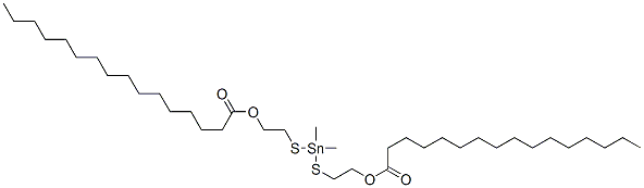(dimethylstannylene)bis(thioethylene) dipalmitate,68928-49-4,结构式