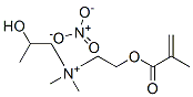 [2-hydroxypropyl]dimethyl[2-[(2-methyl-1-oxoallyl)oxy]ethyl]ammonium nitrate Struktur
