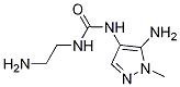 1-(5-amino-1-methyl-1H-pyrazol-4-yl)-3-(2-aminoethyl)urea Structure