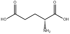 D(-)-Glutamic acid Struktur