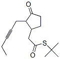 (3-Oxo-2-pent-2-ynylcyclopentyl)thioacetic acid, S-t-butyl ester,68931-52-2,结构式