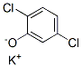 カリウム2,5-ジクロロフェノラート 化学構造式