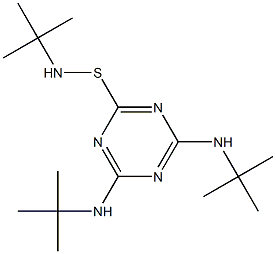 N-tert-butyl-4,6-bis(tert-butylamino)-1,3,5-triazine-2-sulphenamide|