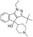 68946-08-7 1,4-Dihydro-3-tert-butyl-1-ethyl-4-(1-methyl-4-piperidyl)indeno[1,2-c]pyrazol-4-ol