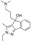 2,4-Dihydro-4-(3-dimethylaminopropyl)-2-ethyl-3-methylindeno[1,2-c]pyrazol-4-ol|
