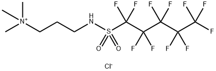 trimethyl-3-[[(undecafluoropentyl)sulphonyl]amino]propylammonium chloride Struktur