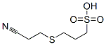 3-[(2-cyanoethyl)thio]propanesulphonic acid|