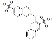 3,6'-methylenebisnaphthalene-2-sulphonic acid  Struktur