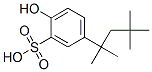 2-ヒドロキシ-5-(1,1,3,3-テトラメチルブチル)ベンゼンスルホン酸 化学構造式
