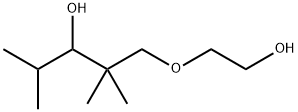 1-(2-hydroxyethoxy)-2,2,4-trimethylpentan-3-ol Struktur