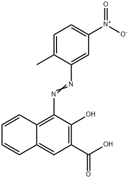 3-hydroxy-4-[(2-methyl-5-nitrophenyl)azo]-2-naphthoic acid Structure
