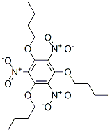 1,3,5-トリブトキシ-2,4,6-トリニトロベンゼン 化学構造式