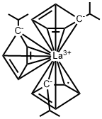 三(异丙基环戊二烯)化镧,68959-87-5,结构式