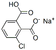 sodium hydrogen 3-chlorophthalate,68966-32-5,结构式