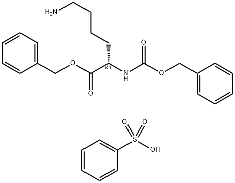 Z-LYS-OBZL BENZENESULFONATE Struktur