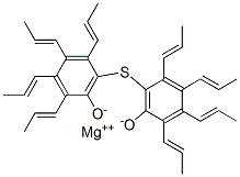 magnesium thiobis(tetrapropenylphenolate) Struktur